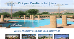 Desktop Screenshot of countryclubinfo-laquinta.com